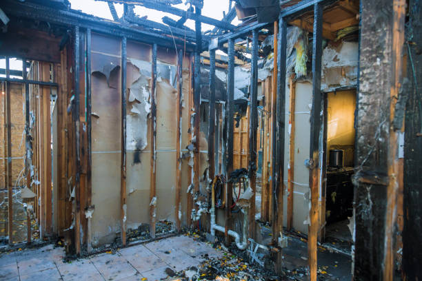 Professional Fire Damage Removal technician working in Sugar Land, TX